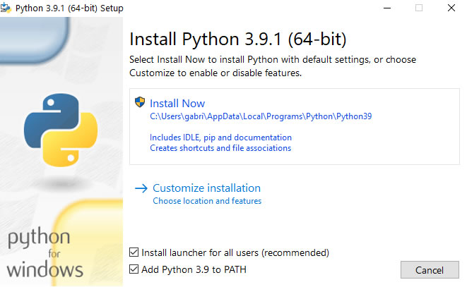 Instalación de Python en Windows